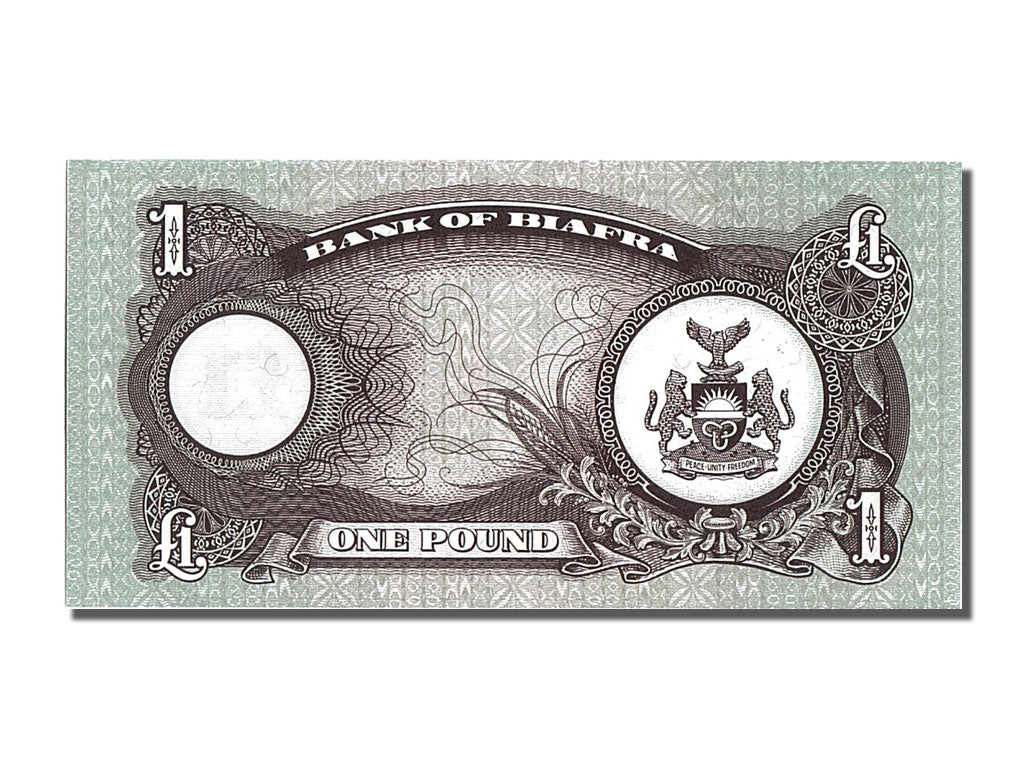 Billete, 1 Pound, Biafra, UNC