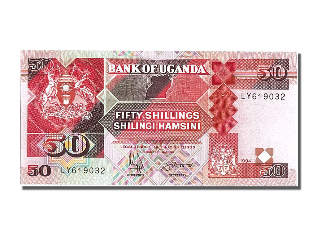 Banknote, Uganda, 50 Shillings, 1994, UNC(65-70)