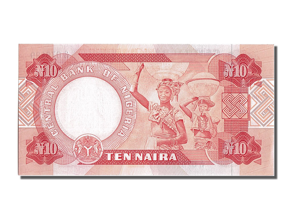 Billet, Nigéria, 10 Naira, 2001, NEUF