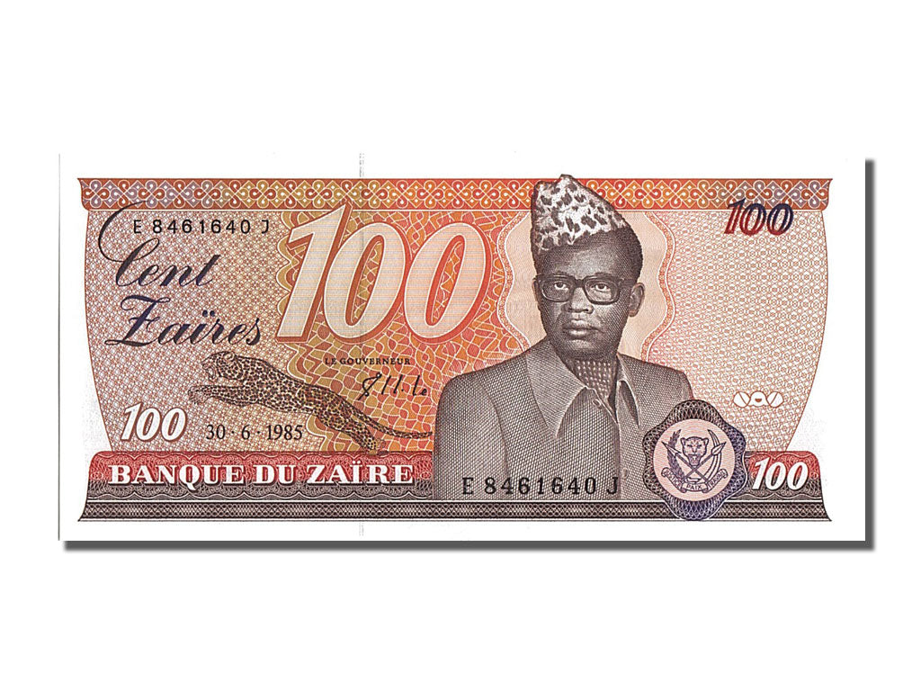 Banknote, Zaire, 100 Zaïres, 1985, 1985-06-30, UNC(65-70)