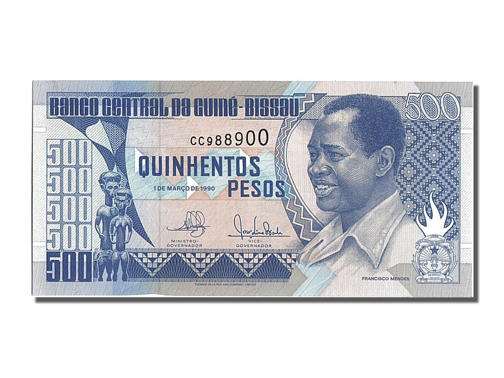 Banknote, Guinea-Bissau, 500 Pesos, 1990, 1990-03-01, UNC(65-70)