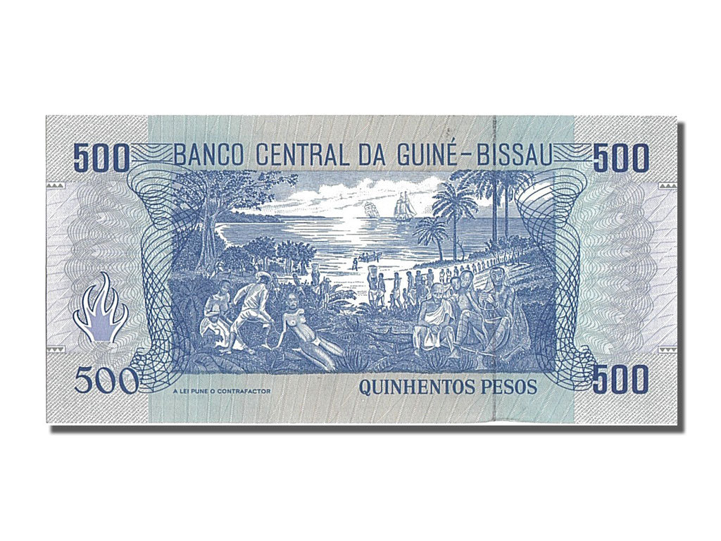 Banknote, Guinea-Bissau, 500 Pesos, 1990, 1990-03-01, UNC(65-70)
