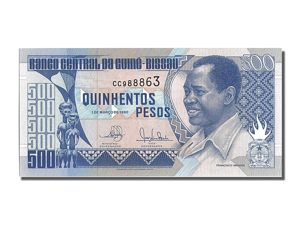 Banknote, Guinea-Bissau, 500 Pesos, 1990, 1990-03-01, UNC(65-70)