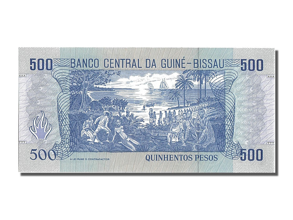 Banknote, Guinea-Bissau, 500 Pesos, 1990, 1990-03-01, UNC(65-70)