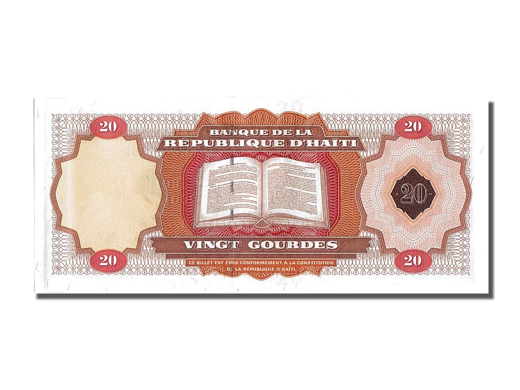 Banknote, Haiti, 20 Gourdes, 2001, UNC(65-70)