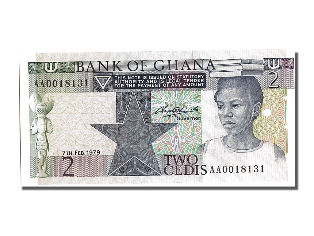 Banknote, Ghana, 2 Cedis, 1979, 1979-02-07, UNC(65-70)