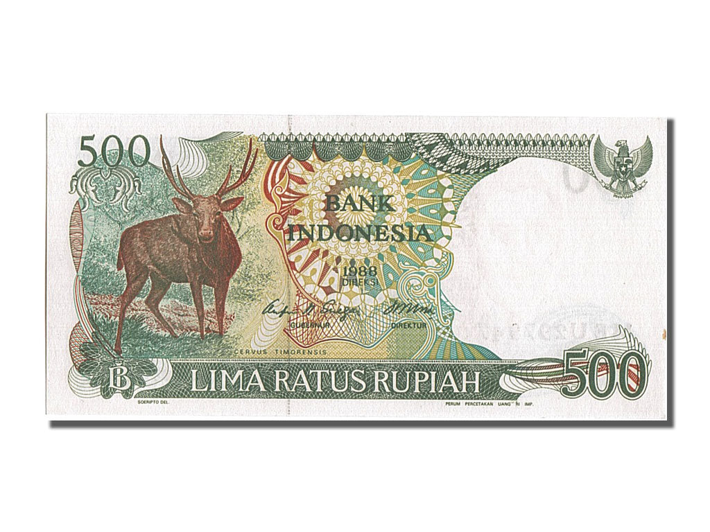 Billet, Indonésie, 500 Rupiah, 1988, NEUF