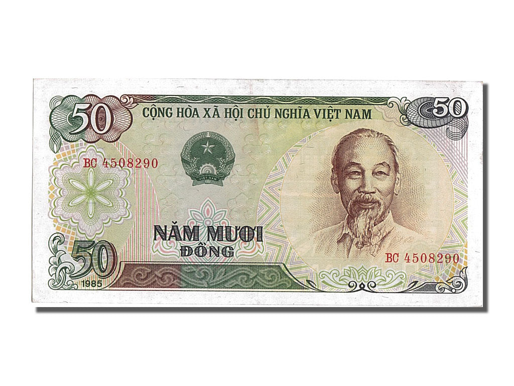 Billet, Viet Nam, 50 D<ox>ng, 1985, NEUF