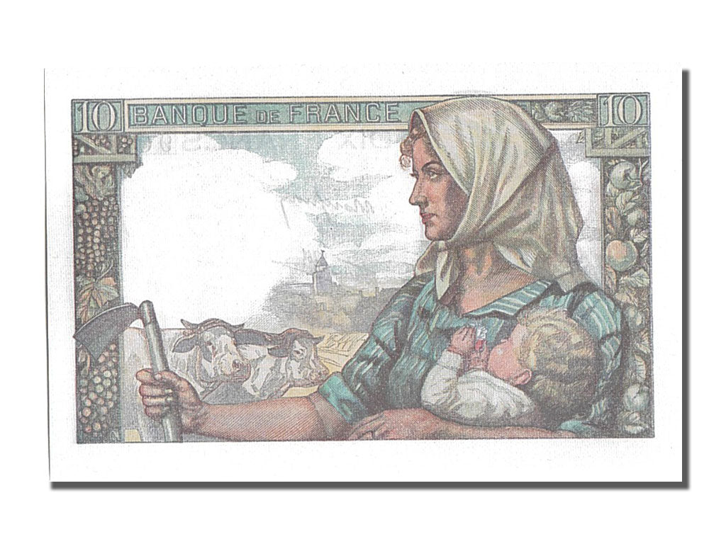 Banknote, France, 10 Francs, 10 F 1941-1949 ''Mineur'', 1942, 1942-11-19