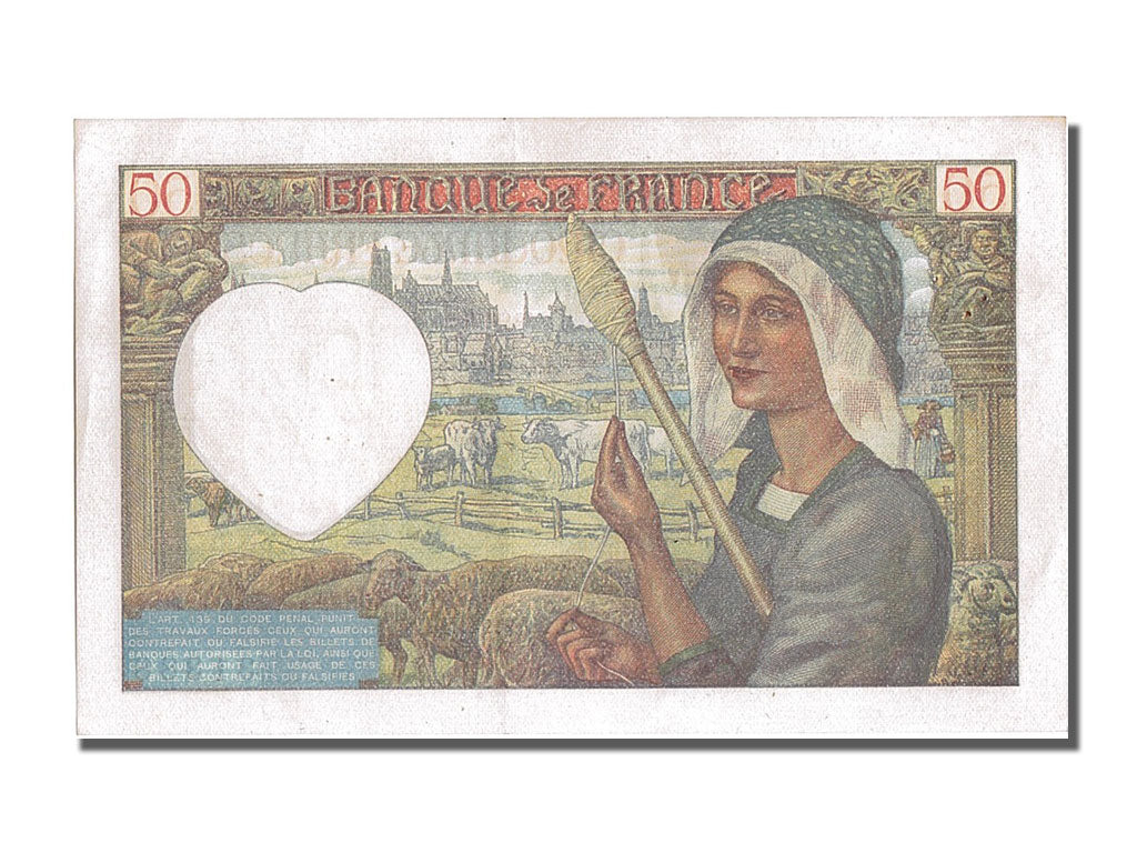 Billet, France, 50 Francs, 50 F 1940-1942 ''Jacques Coeur'', 1941, 1941-09-11