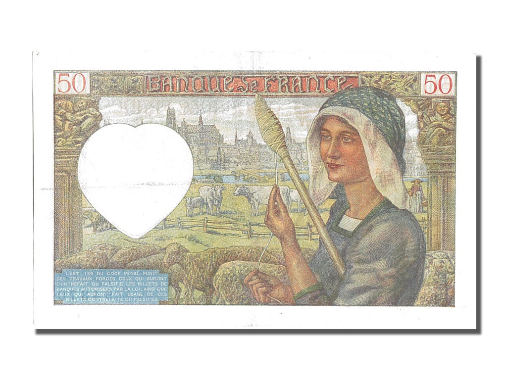 Billet, France, 50 Francs, 50 F 1940-1942 ''Jacques Coeur'', 1941, 1941-05-15