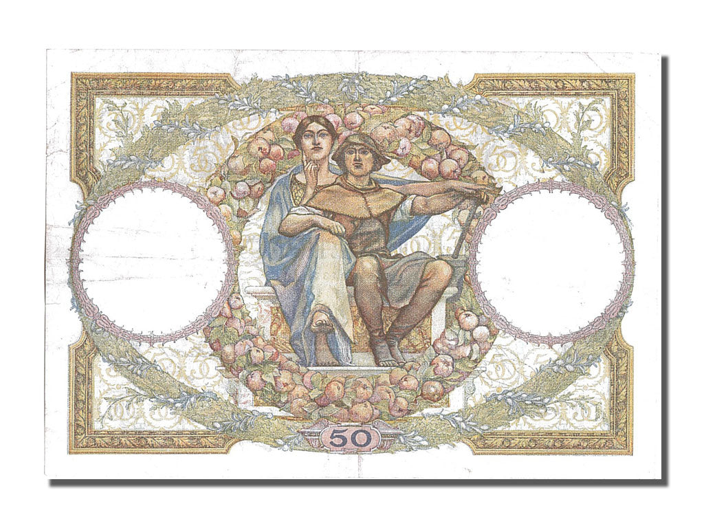 Banknote, France, 50 Francs, 50 F 1927-1934 ''Luc Olivier Merson'', 1933