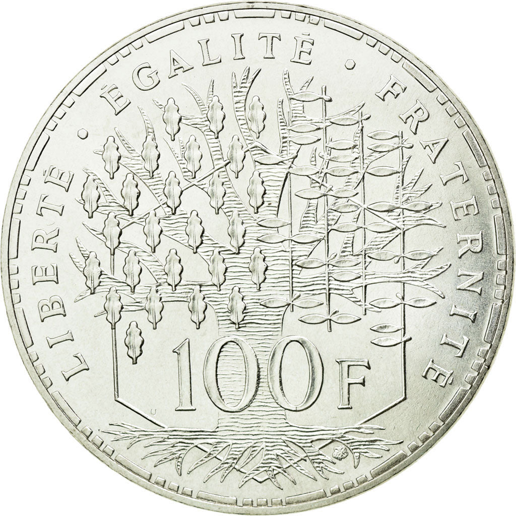 Coin, France, Panthéon, 100 Francs, 1985, Paris, MS(65-70), Silver, Gadoury:898