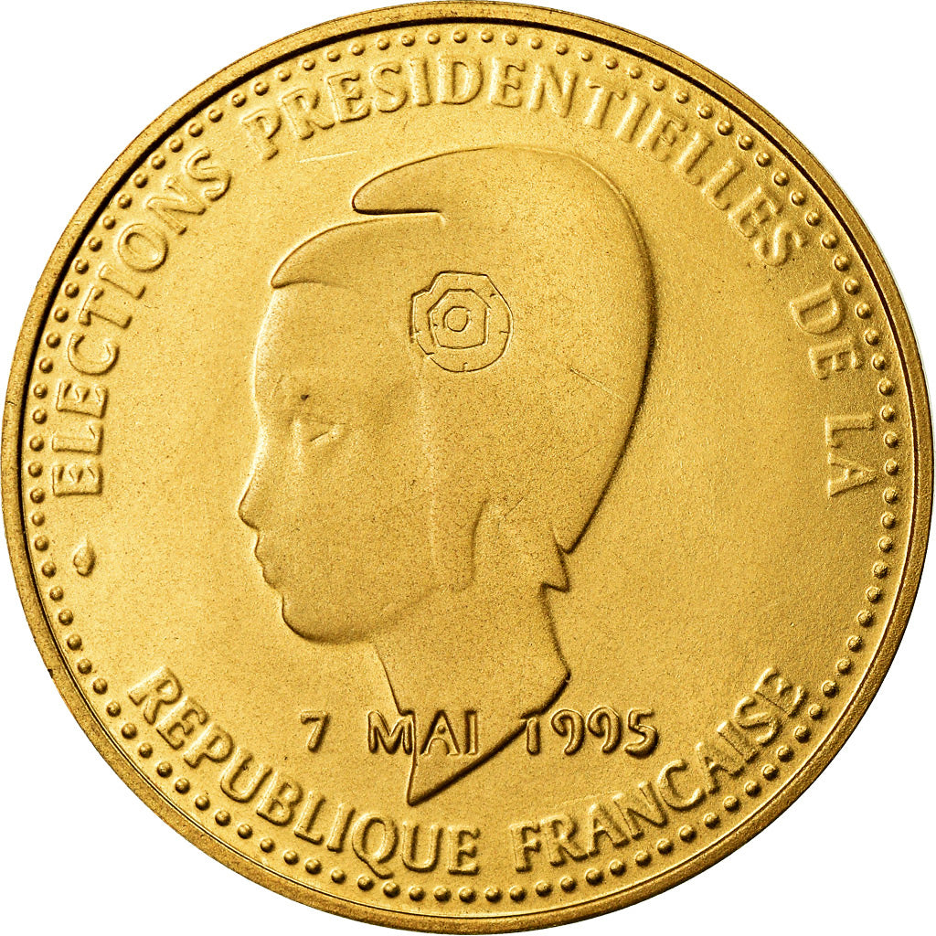 Frankreich, Medaille, Jacques Chirac, Elections Présidentielles, 1995, UNZ+