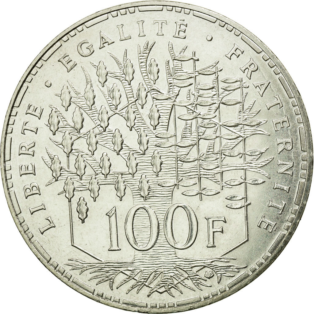 Coin, France, Panthéon, 100 Francs, 1988, Paris, MS(65-70), Silver, Gadoury:898