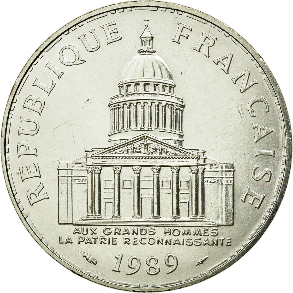 Münze, Frankreich, Panthéon, 100 Francs, 1989, Paris, STGL, Silber