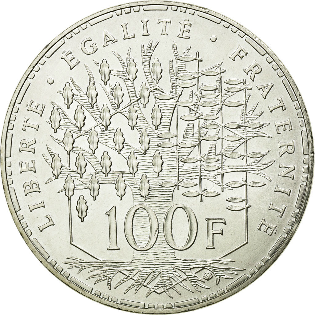 Münze, Frankreich, Panthéon, 100 Francs, 1989, Paris, STGL, Silber