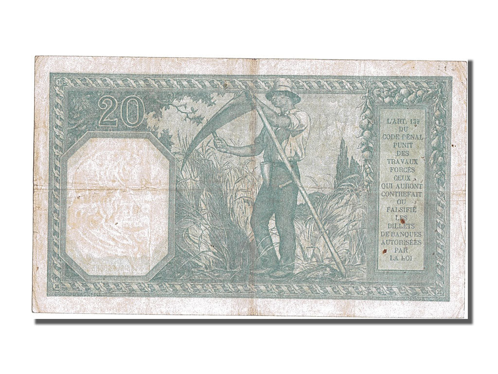 Banknote, France, 20 Francs, 20 F 1916-1919 ''Bayard'', 1916, 1916-07-06
