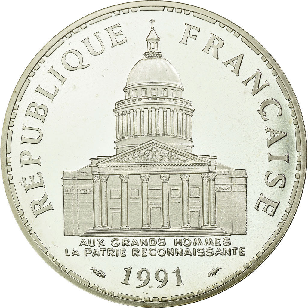 Münze, Frankreich, Panthéon, 100 Francs, 1991, Paris, STGL, Silber