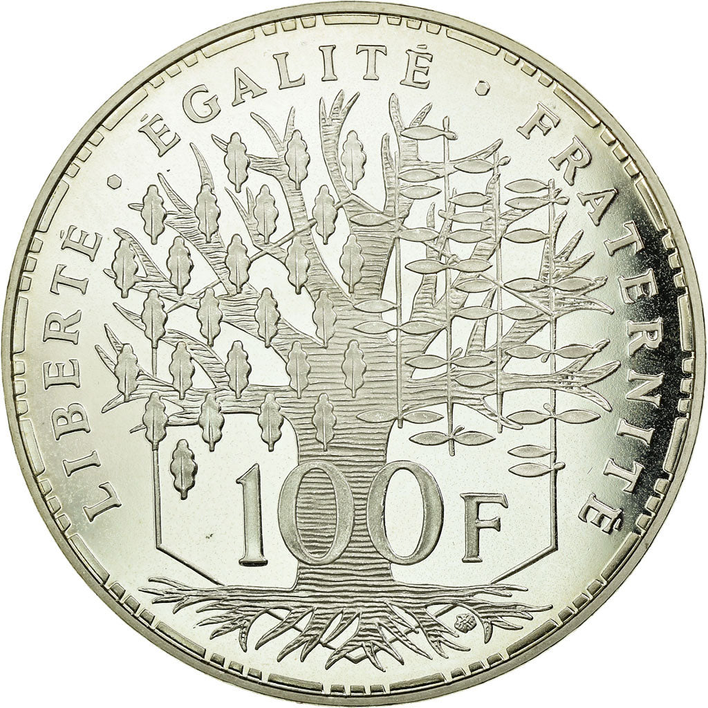 Münze, Frankreich, Panthéon, 100 Francs, 1991, Paris, STGL, Silber