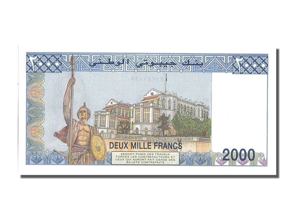 Geldschein, Dschibuti, 2000 Francs, UNZ