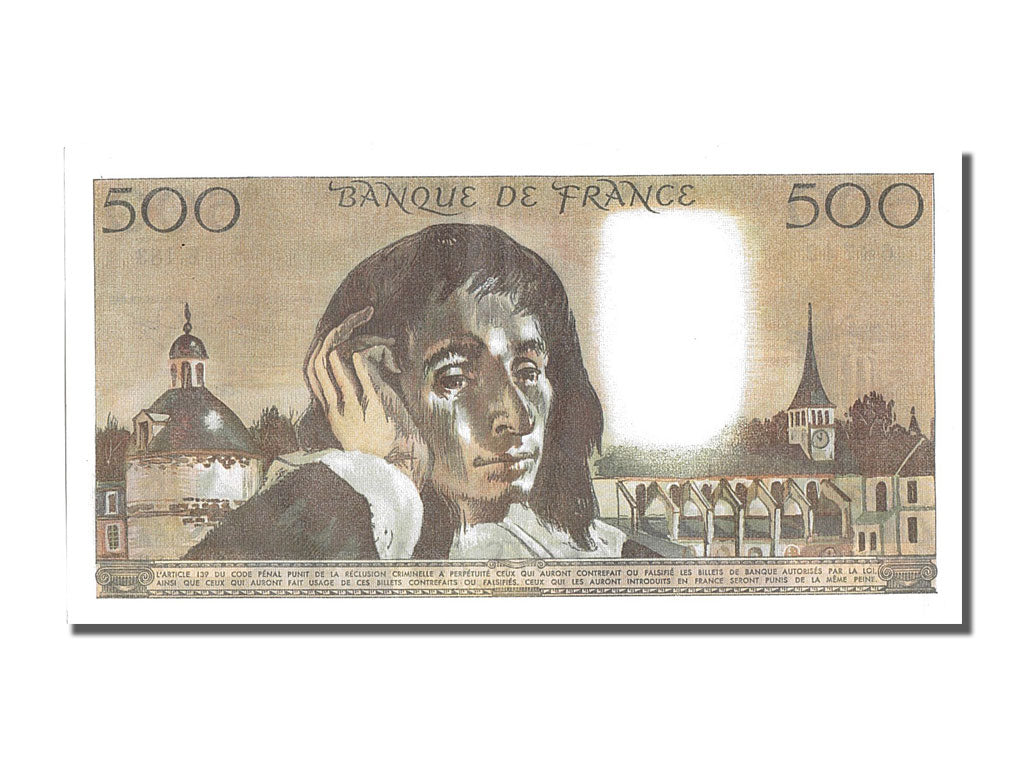 Banknote, France, 500 Francs, 500 F 1968-1993 ''Pascal'', 1983, 1983-01-06