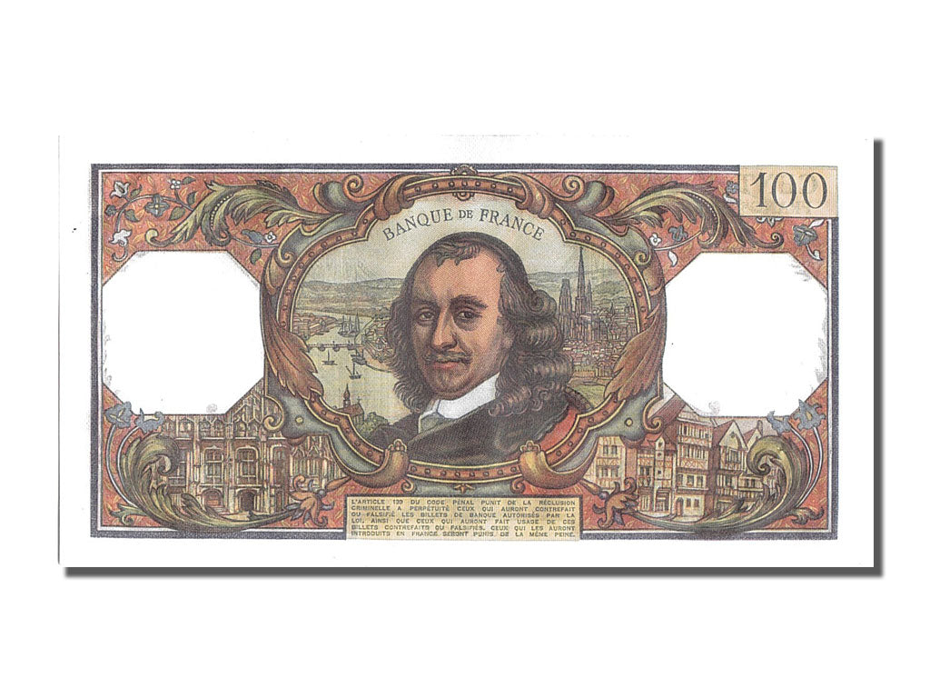 Biljet, Frankrijk, 100 Francs, 100 F 1964-1979 ''Corneille'', 1975, 1975-11-06