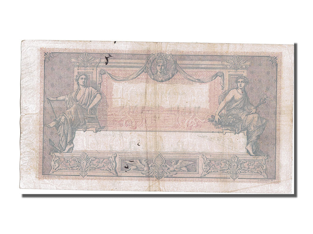Billet, France, 1000 Francs, 1 000 F 1889-1926 ''Bleu et Rose'', 1926