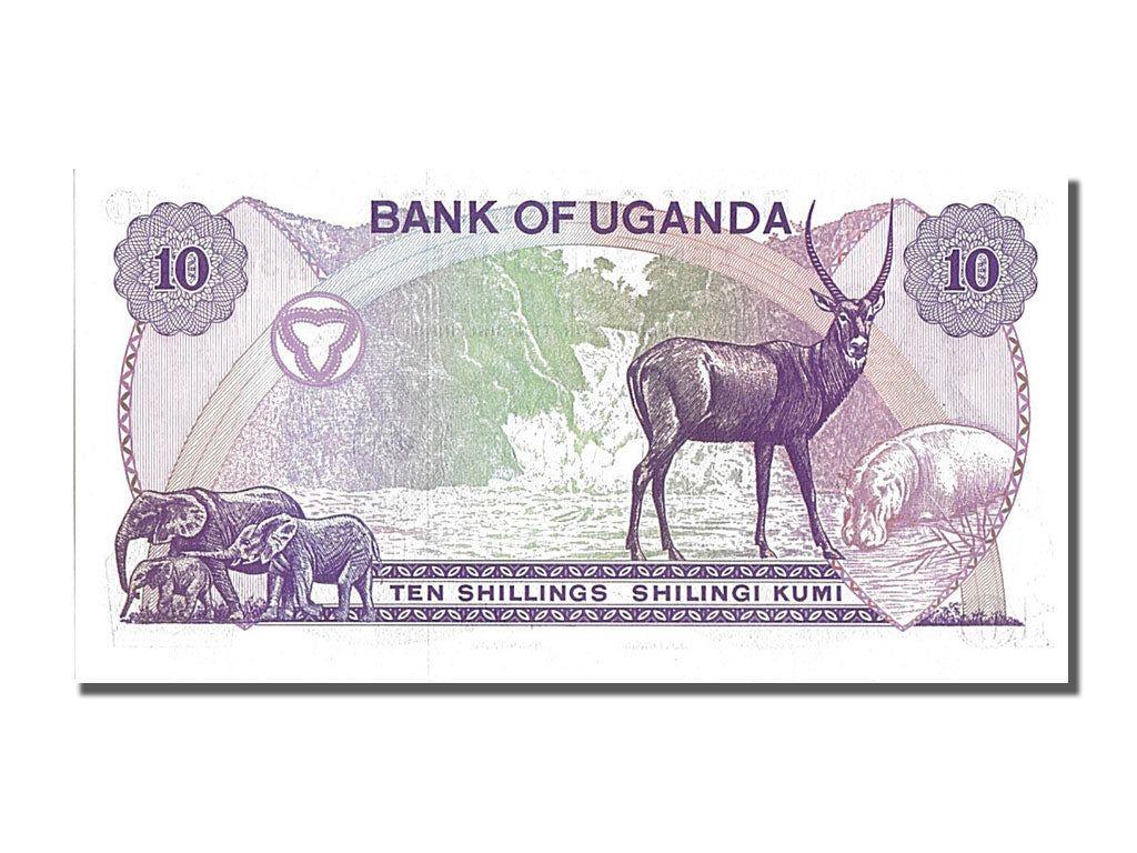 Banknot, Uganda, 10 Shillings, 1982, UNC(65-70)