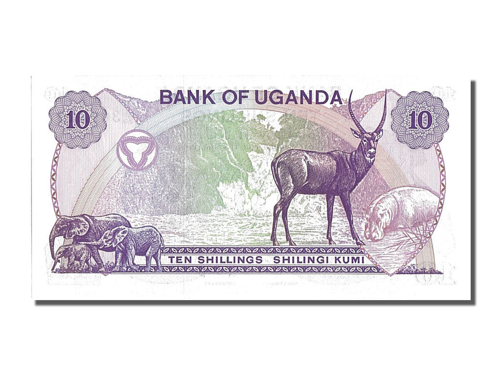 Banknot, Uganda, 10 Shillings, 1982, UNC(65-70)