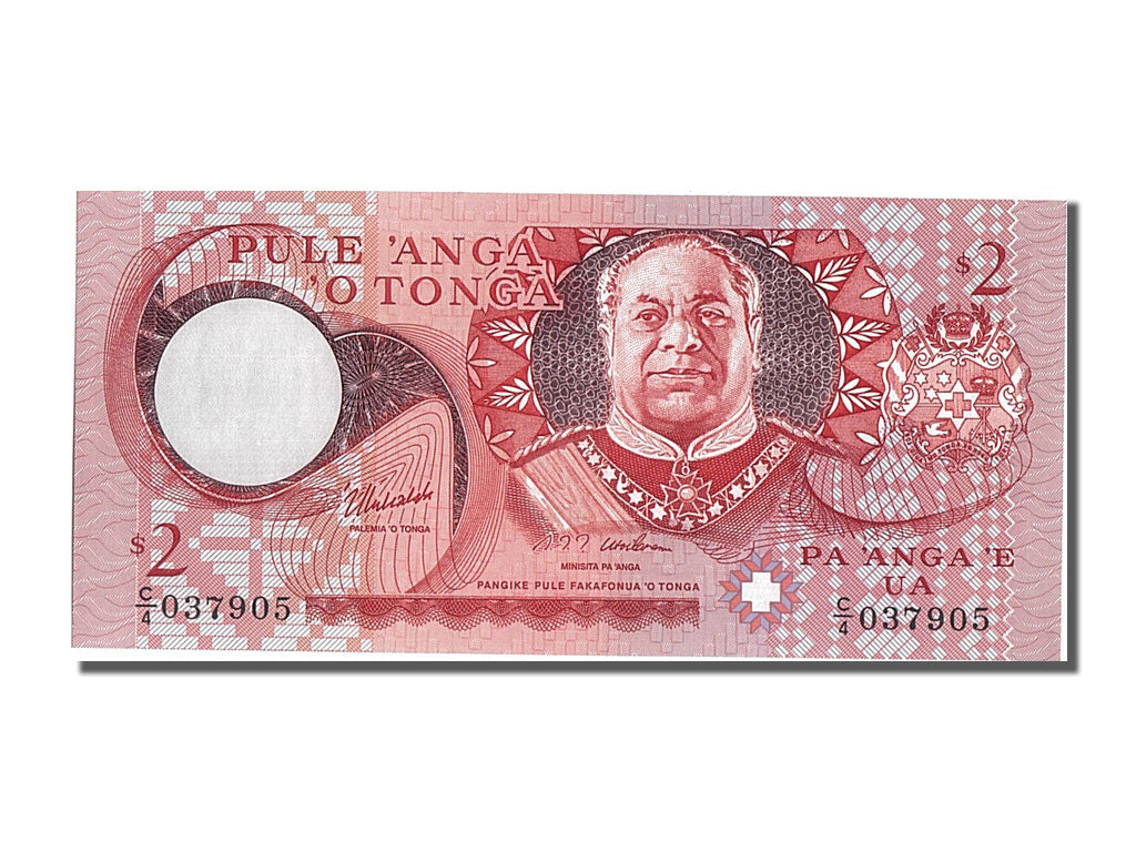 Banknote, Tonga, 2 Pa'anga, 1995, UNC(65-70)