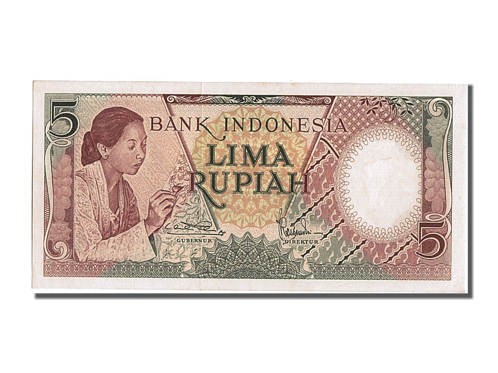 Billete, 5 Rupiah, 1958, Indonesia, UNC