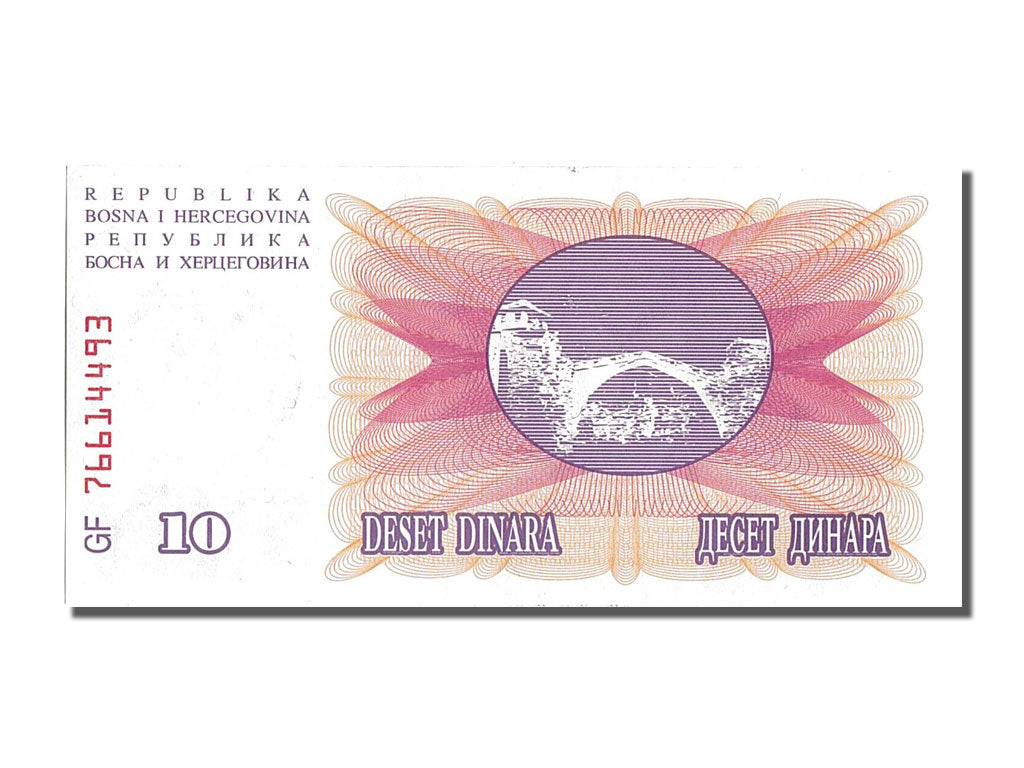 Banknote, Bosnia - Herzegovina, 10,000 Dinara, 1993, 1993-12-24, UNC(65-70)