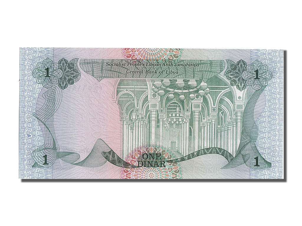 Biljet, Libië, 1 Dinar, 1984, NIEUW