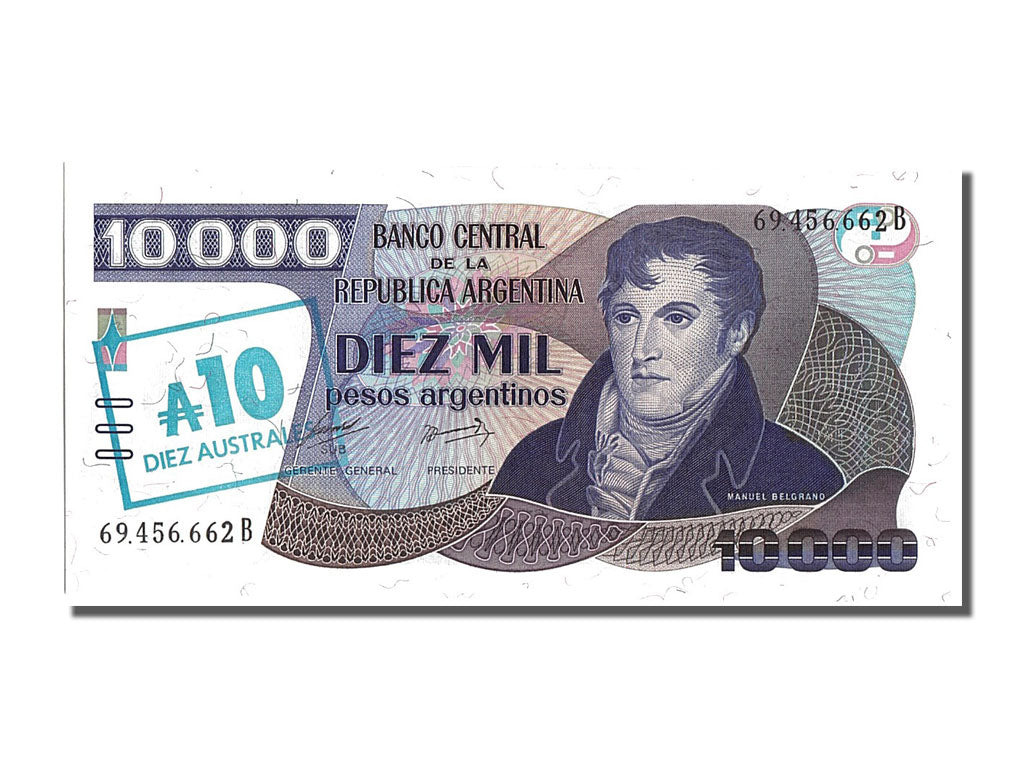 Banknote, Argentina, 10 Australes, 1985, UNC(65-70)