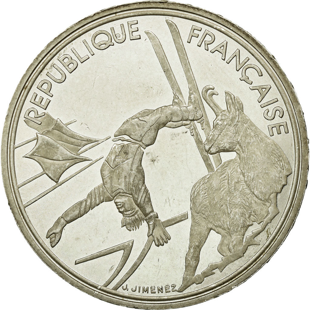 Coin, France, 100 Francs, 1990, MS(65-70), Silver, Gadoury:9
