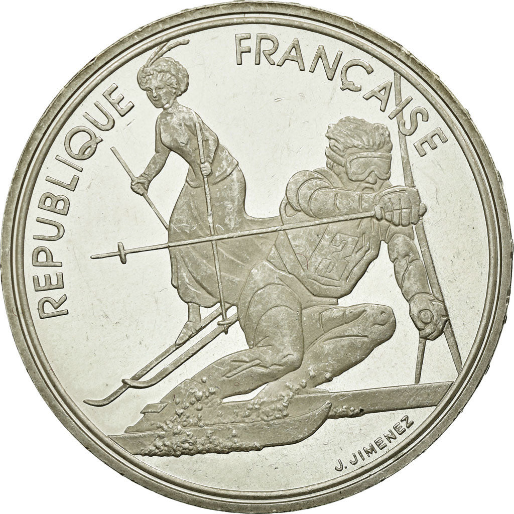 Coin, France, 100 Francs, 1990, MS(65-70), Silver, Gadoury:11