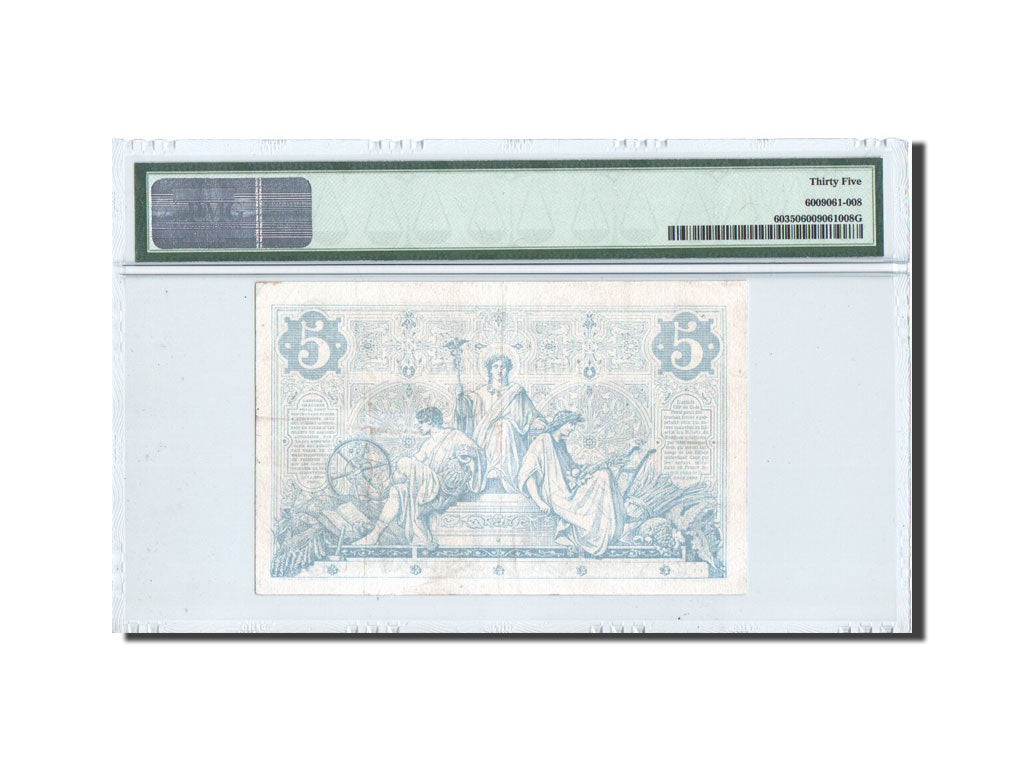 Francia, 5 Francs, Noir, 1872-11-15, C.1341, VF 35, PMG, Ch VF35