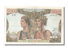 Billet, France, 5000 Francs, 5 000 F 1949-1957 ''Terre et Mer'', 1951