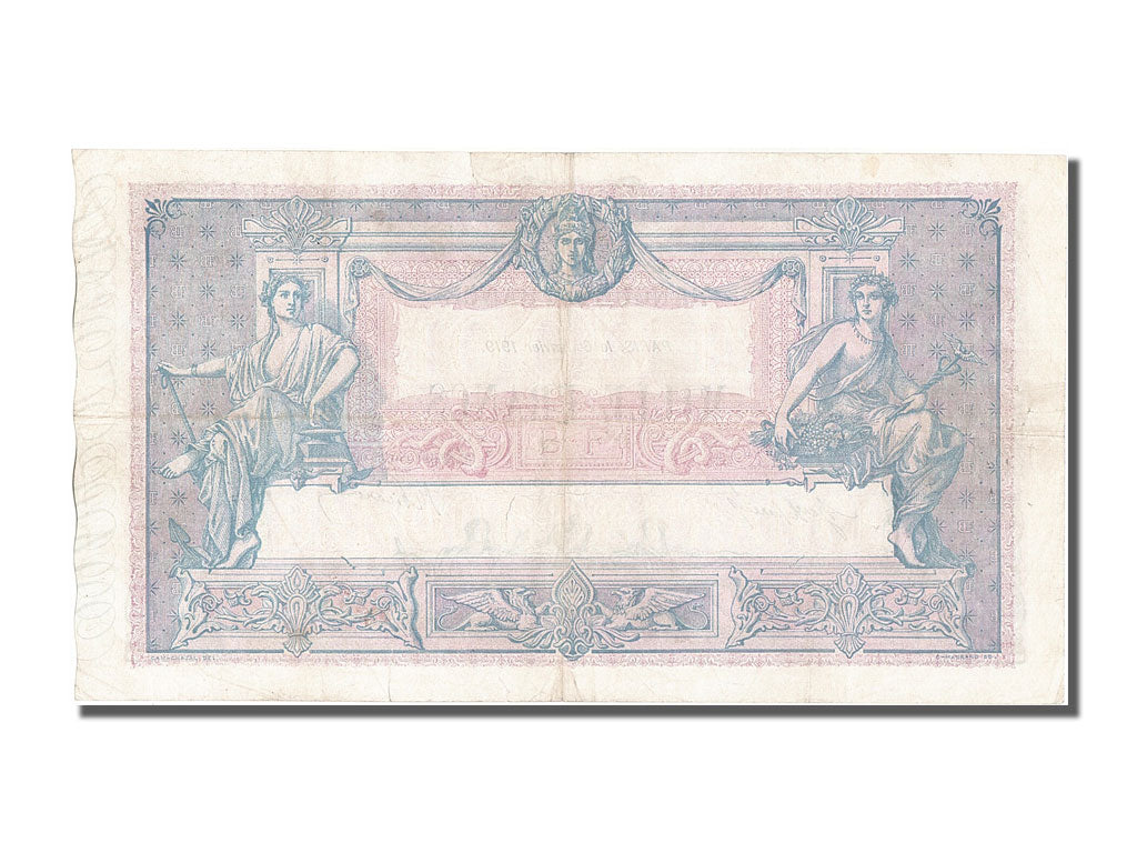 Billet, France, 1000 Francs, 1 000 F 1889-1926 ''Bleu et Rose'', 1919