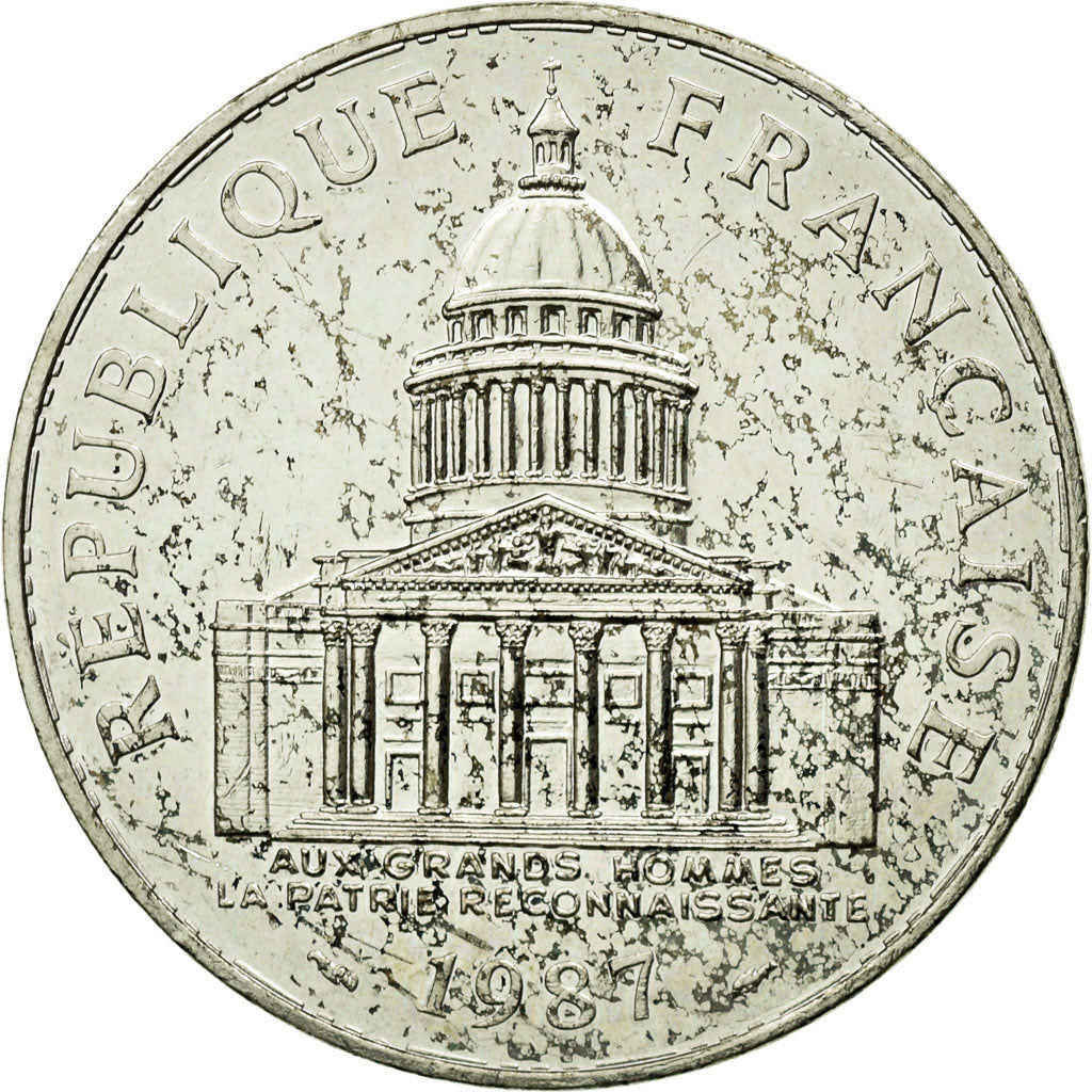 Moneda, Francia, Panthéon, 100 Francs, 1987, Paris, EBC, Plata, Gadoury:898