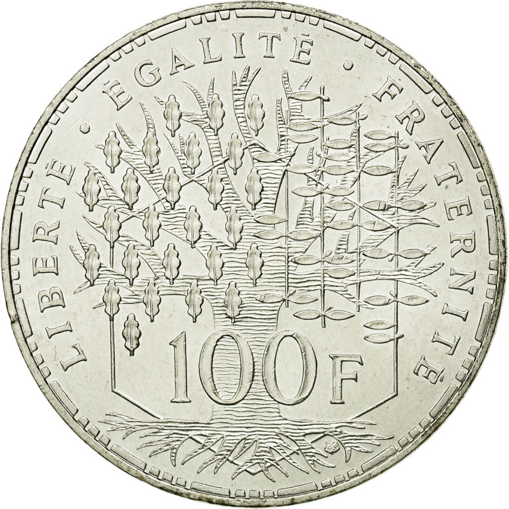 Moneda, Francia, Panthéon, 100 Francs, 1987, Paris, EBC, Plata, Gadoury:898