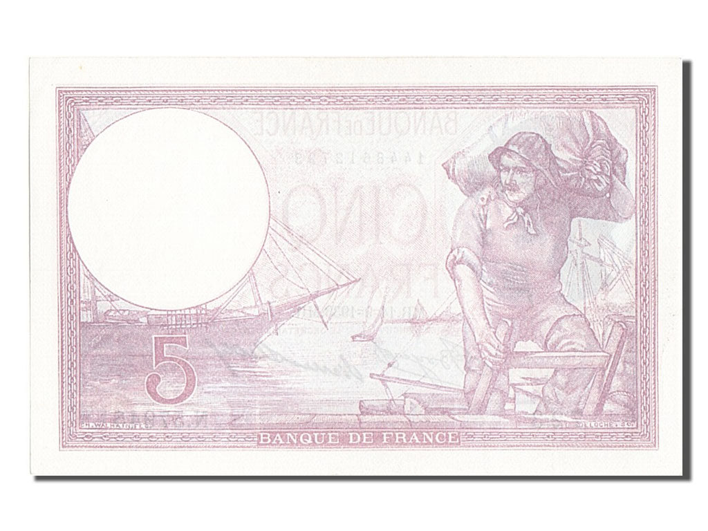 Billet, France, 5 Francs, 5 F 1917-1940 ''Violet'', 1933, 1933-09-14, SPL