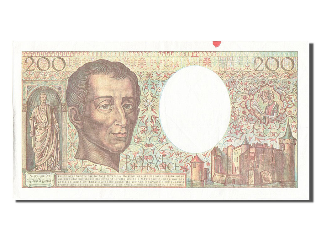 Billet, France, 200 Francs, 200 F 1981-1994 ''Montesquieu'', 1994, TTB