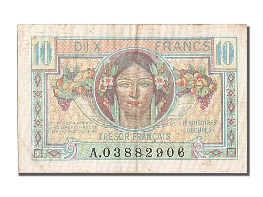 Banknot, Francja, 50 Francs, 1947 French Treasury, 1947, EF(40-45), Fayette:VF
