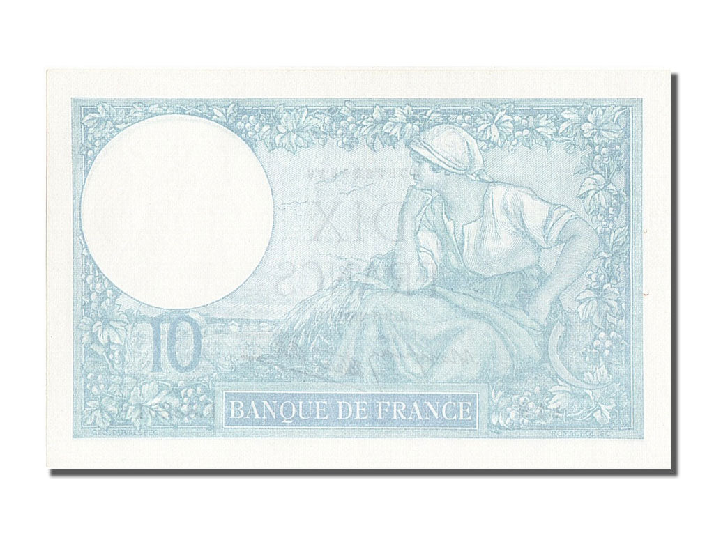Biljet, Frankrijk, 10 Francs, 10 F 1916-1942 ''Minerve'', 1941, 1941-01-09, SPL