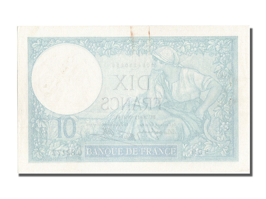 Banconote, Francia, 10 Francs, 10 F 1916-1942 ''Minerve'', 1940, 1940-12-26