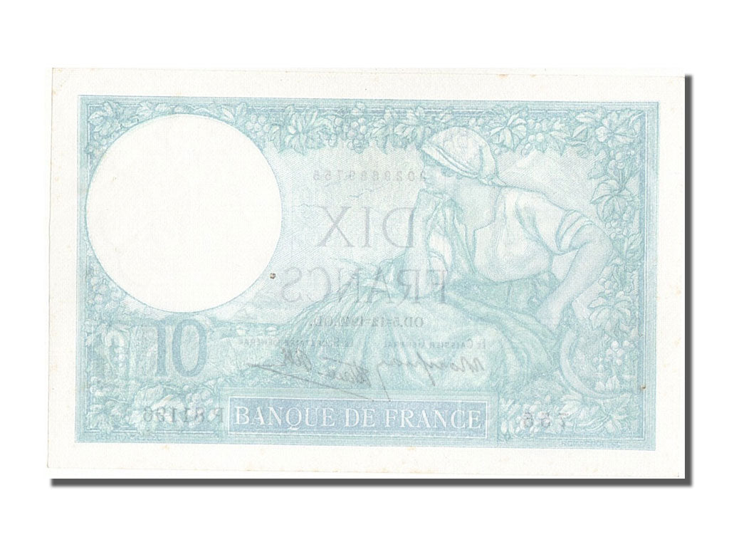 Biljet, Frankrijk, 10 Francs, 10 F 1916-1942 ''Minerve'', 1940, 1940-12-05, SPL