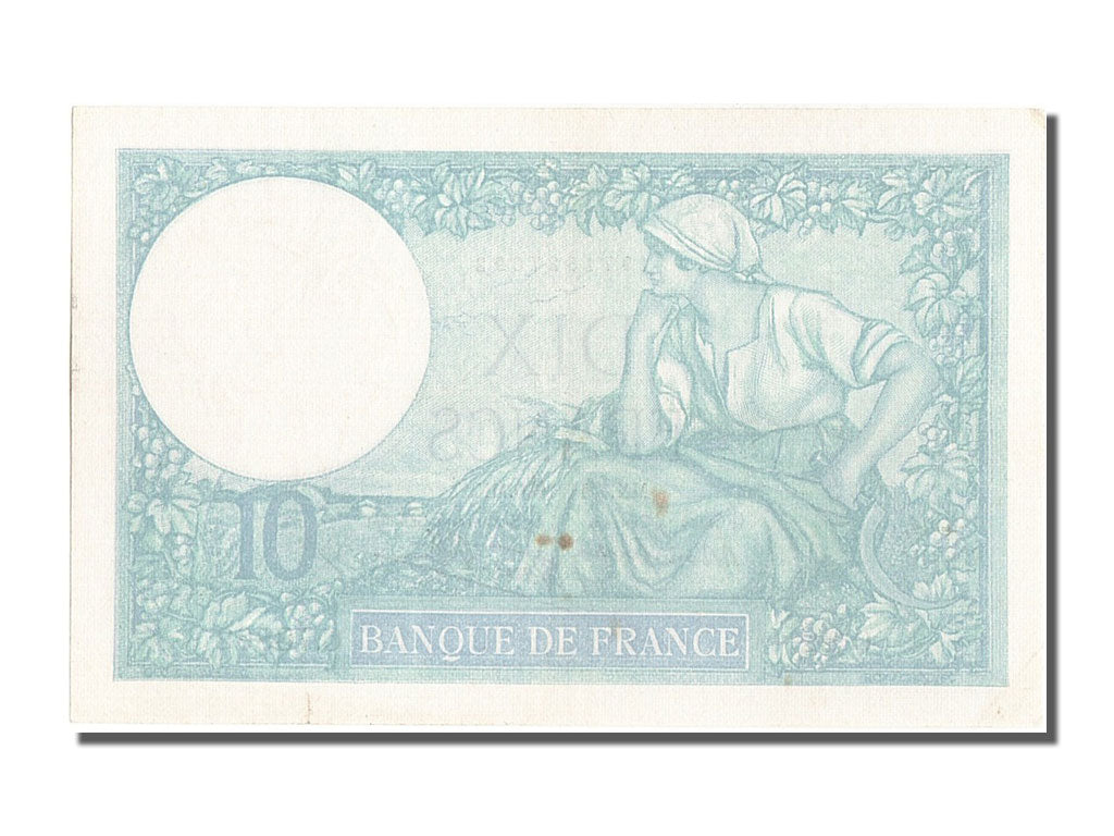 Geldschein, Frankreich, 10 Francs, 10 F 1916-1942 ''Minerve'', 1940, 1940-11-07