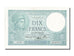 Biljet, Frankrijk, 10 Francs, 10 F 1916-1942 ''Minerve'', 1939, 1939-10-19, SPL